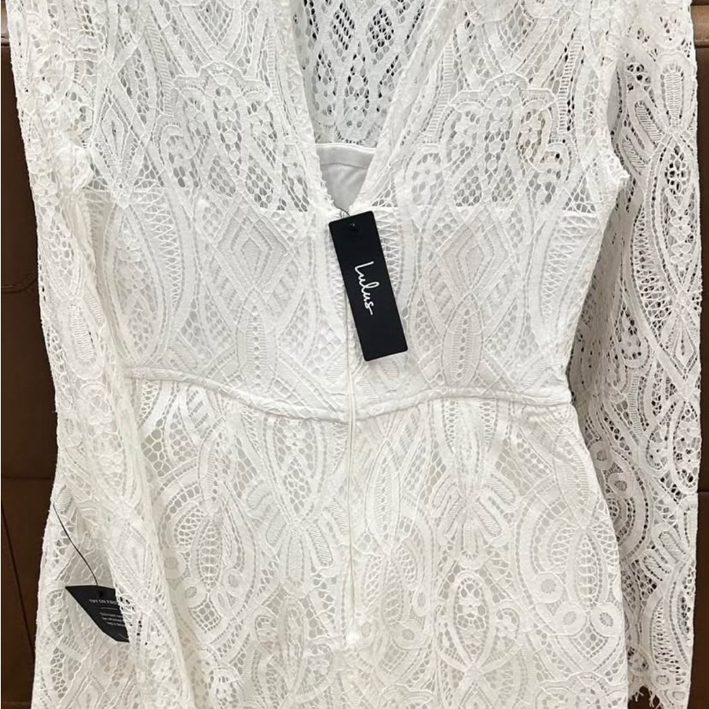 Lulus White Mini Dress - Picture 4 of 5